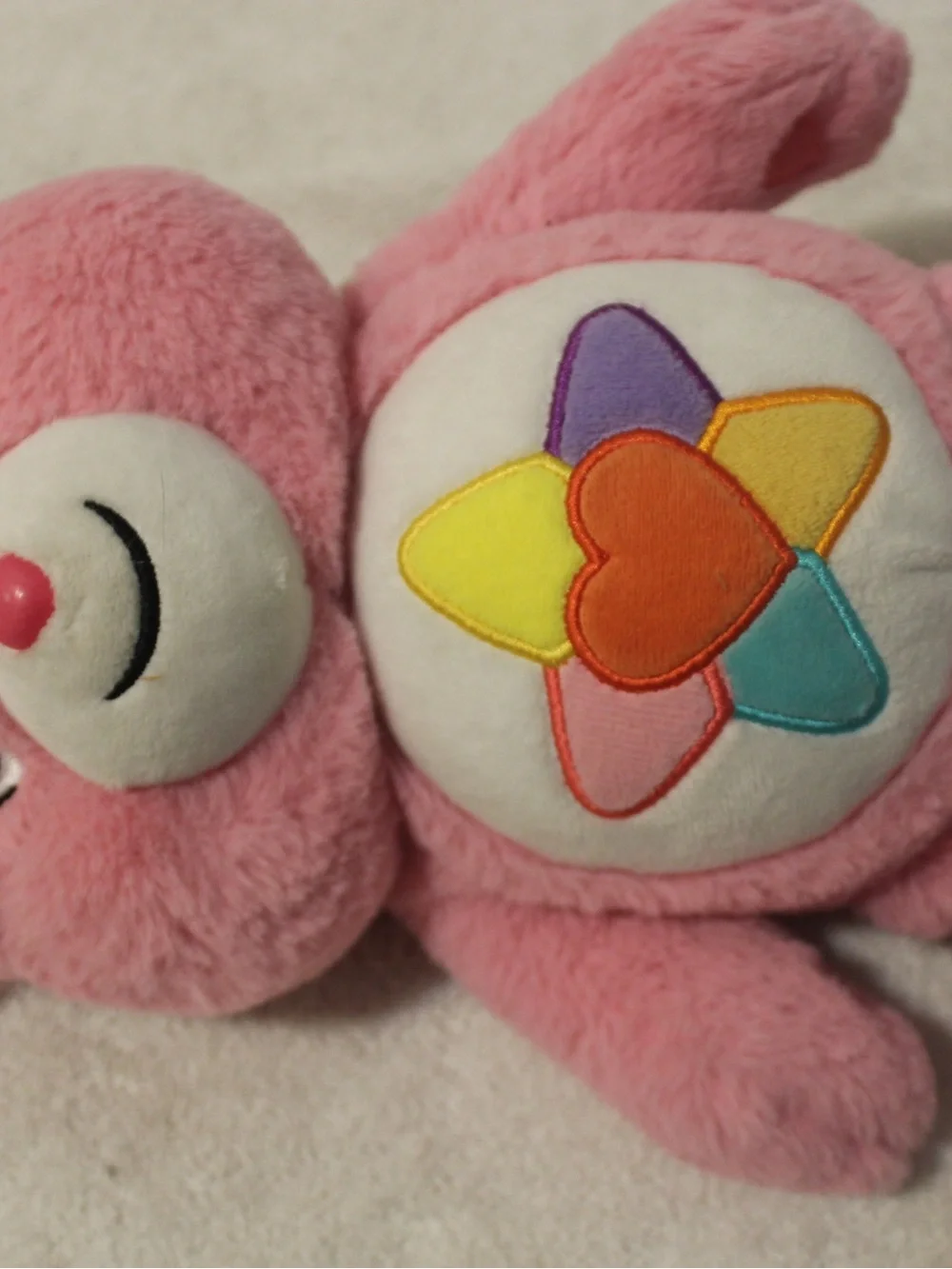 2022 Care Bear True Heat Bear Pink Stuffed Animals Cuddle Plush Doll 13